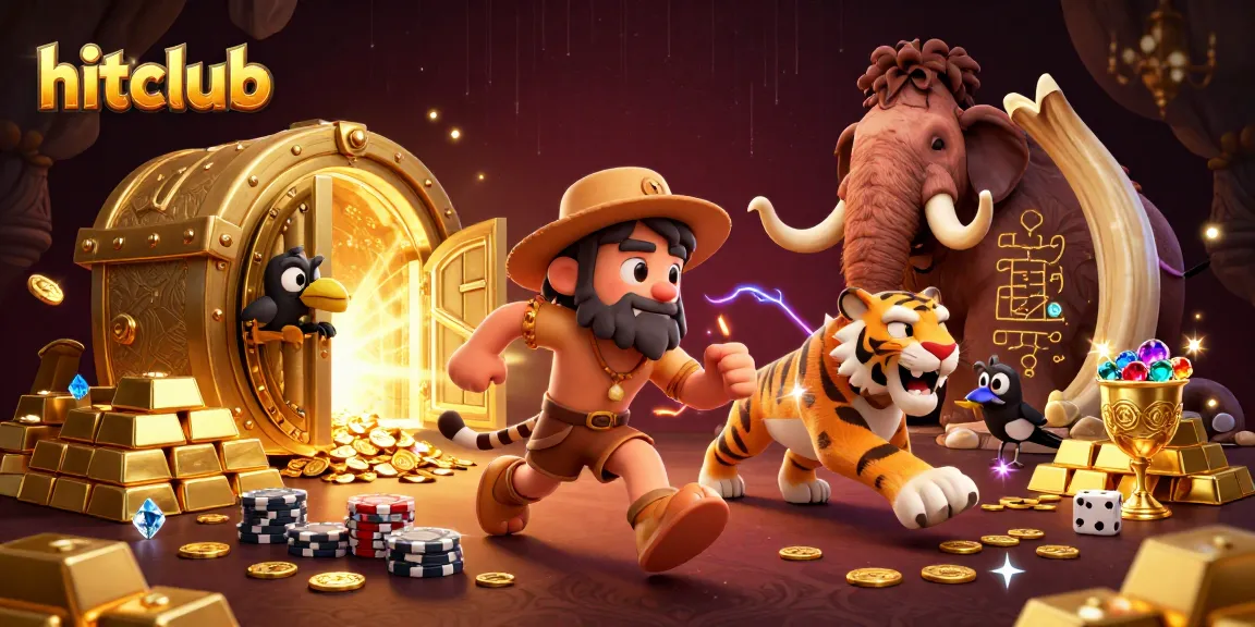 Join hitclub for thrilling gaming adventures as players roll the bones and stack the chips in a prehistoric casino.